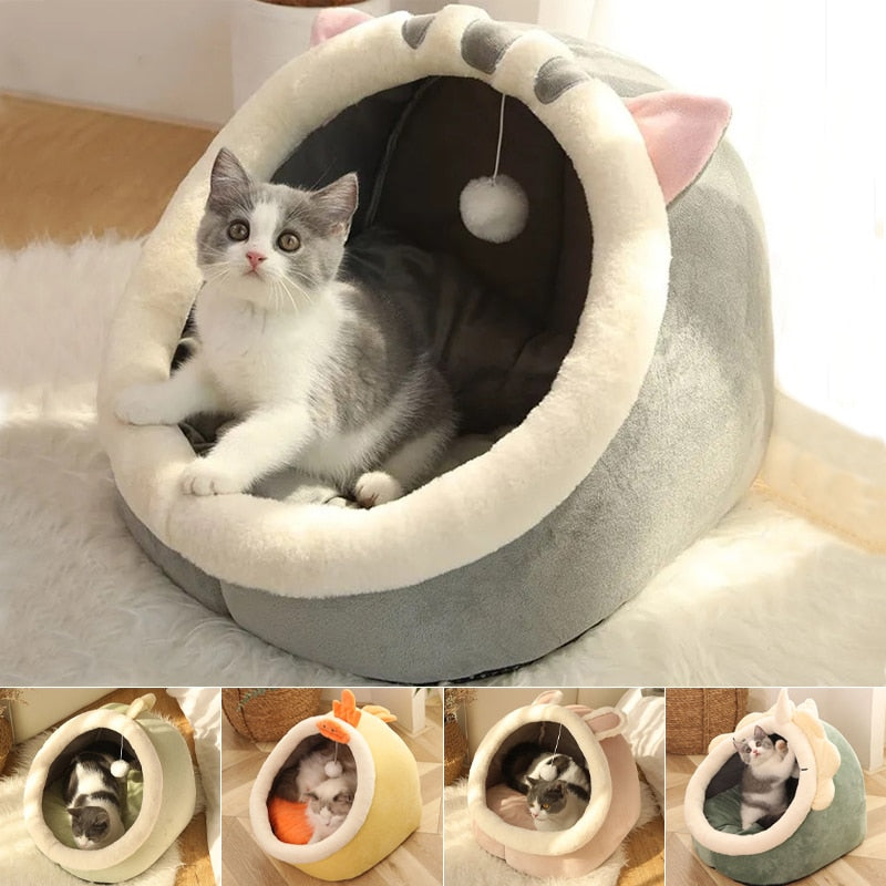 Adorable Cat Dog Pet Beds Hideout Caves - Kawaiies - Adorable - Cute - Plushies - Plush - Kawaii