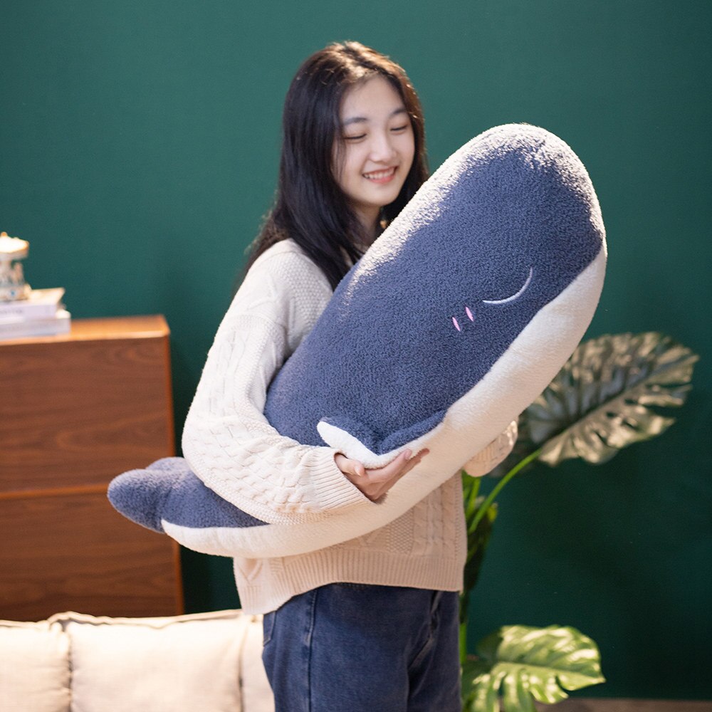 Adorable Fluffy Blue Whale Plushie - Kawaiies - Adorable - Cute - Plushies - Plush - Kawaii