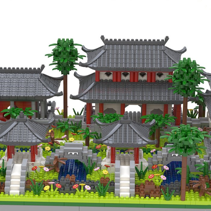 Ancient Dynasty Kingdom with Shrines Nano Building Set Collection - Kawaiies - Adorable - Cute - Plushies - Plush - Kawaii