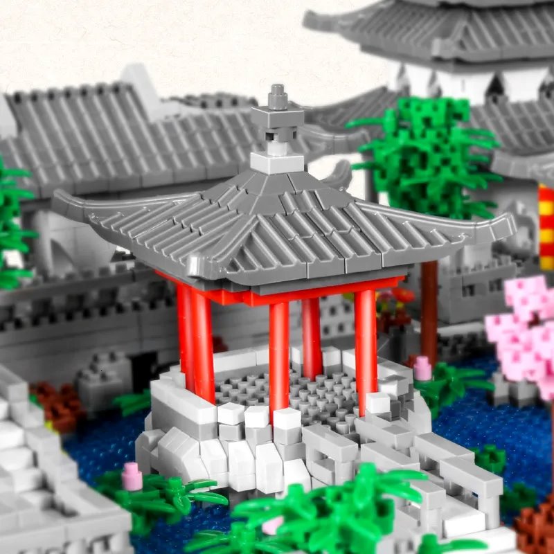 Ancient Dynasty Kingdom with Shrines Nano Building Set Collection - Kawaiies - Adorable - Cute - Plushies - Plush - Kawaii