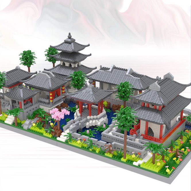 Ancient Dynasty Kingdom with Shrines Nano Building Set Collection - Kawaiies - Adorable - Cute - Plushies - Plush - Kawaii