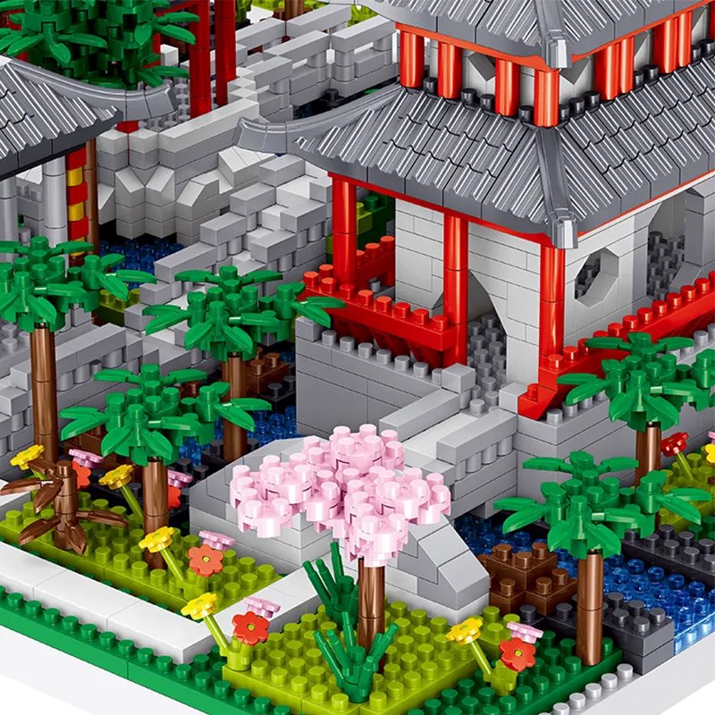 Ancient Dynasty Kingdom with Shrines Nano Building Set Collection - Kawaiies - Adorable - Cute - Plushies - Plush - Kawaii