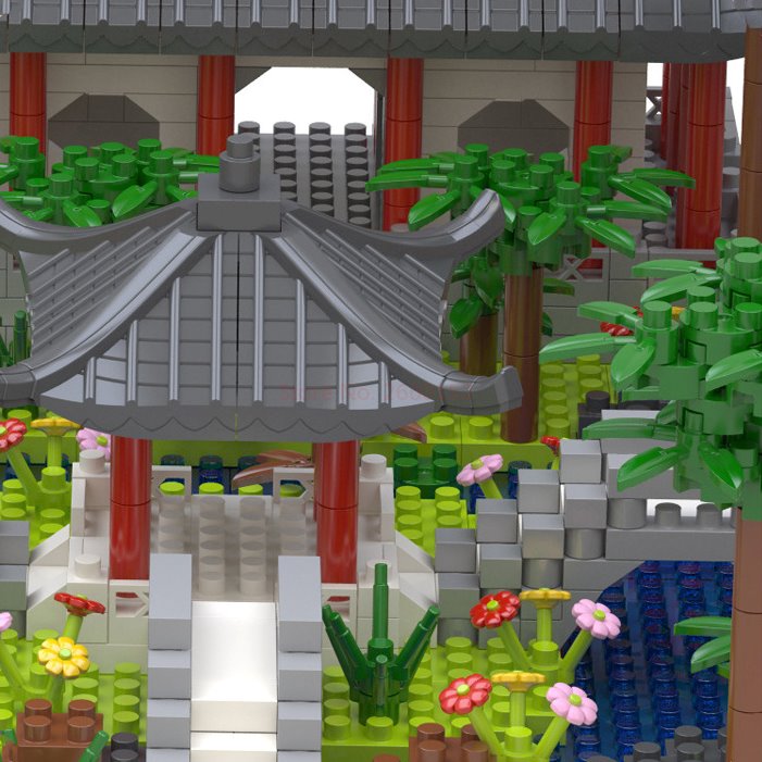Ancient Dynasty Kingdom with Shrines Nano Building Set Collection - Kawaiies - Adorable - Cute - Plushies - Plush - Kawaii
