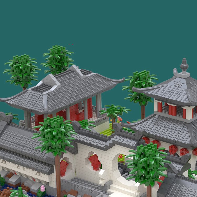 Ancient Dynasty Kingdom with Shrines Nano Building Set Collection - Kawaiies - Adorable - Cute - Plushies - Plush - Kawaii