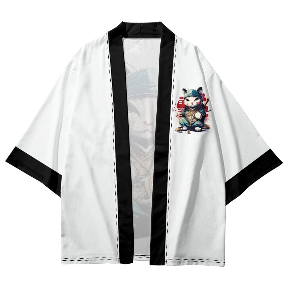 kawaiies-softtoys-plushies-kawaii-plush-Anime Cat in Kimono Unisex Kimono Collection Apparel 