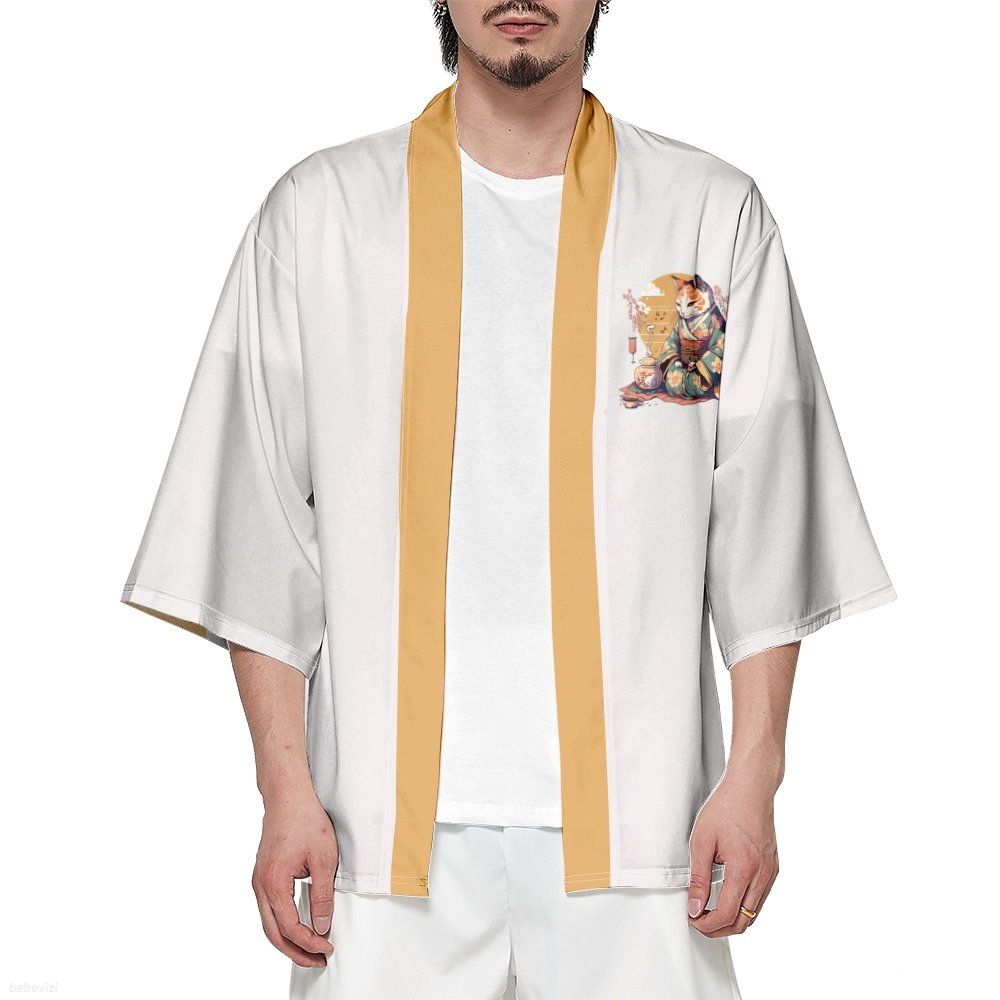 kawaiies-softtoys-plushies-kawaii-plush-Anime Cat in Kimono Unisex Kimono Collection Apparel 