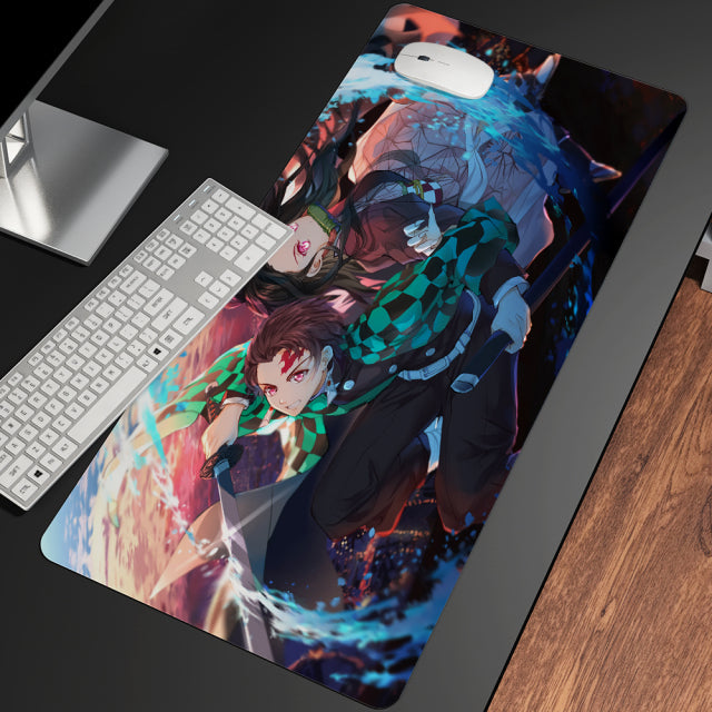 Anime Demon Slayer High Quality Large Mouse Pad - Kawaiies - Adorable - Cute - Plushies - Plush - Kawaii