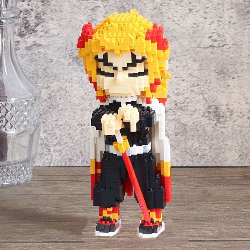 Anime Demon Slayer Rengoku Kyojuro Nano Building Blocks – Kawaiies