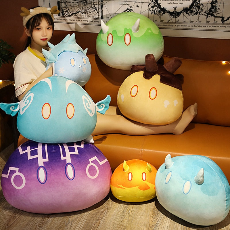 Anime Genshin Impact Slime Ball Plushies - Kawaiies - Adorable - Cute - Plushies - Plush - Kawaii