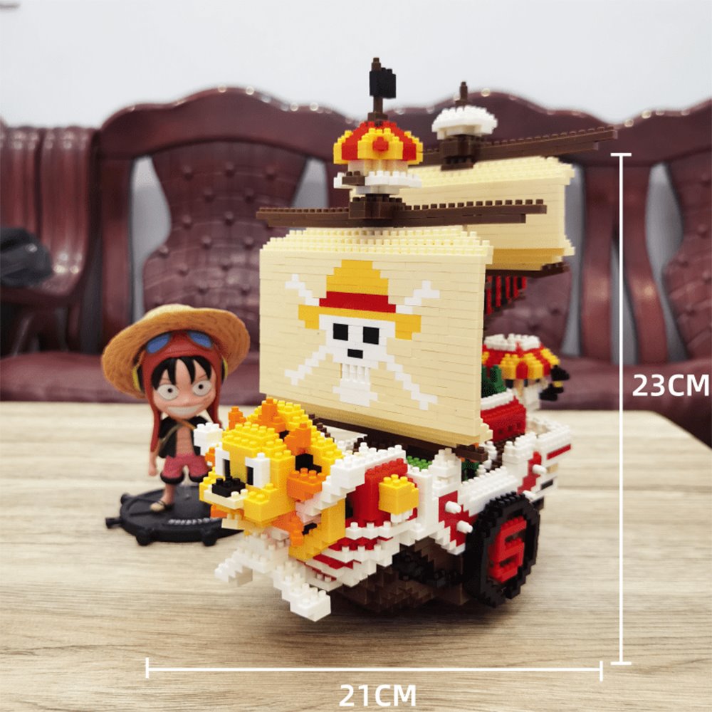 Anime One Piece Pirate Ships Nano Blocks Building Sets | Limited Stock - Kawaiies - Adorable - Cute - Plushies - Plush - Kawaii