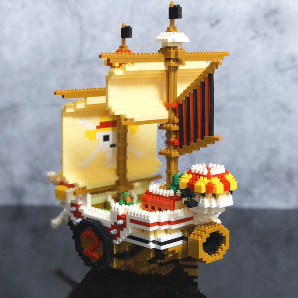 Anime One Piece Pirate Ships Nano Blocks Building Sets | Limited Stock - Kawaiies - Adorable - Cute - Plushies - Plush - Kawaii