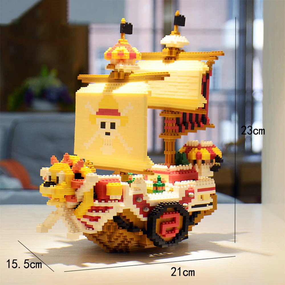 Anime One Piece Pirate Ships Nano Blocks Building Sets | Limited Stock - Kawaiies - Adorable - Cute - Plushies - Plush - Kawaii