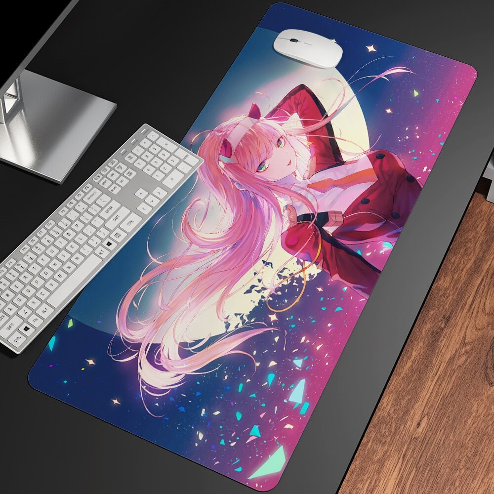 Anime Zero Two Darling In The Franxx Large Mouse Pad Collection - Kawaiies - Adorable - Cute - Plushies - Plush - Kawaii