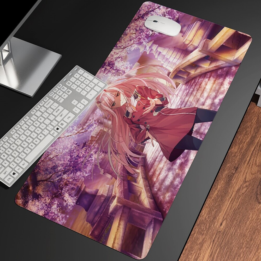 Anime Zero Two Darling In The Franxx Large Mouse Pad Collection - Kawaiies - Adorable - Cute - Plushies - Plush - Kawaii