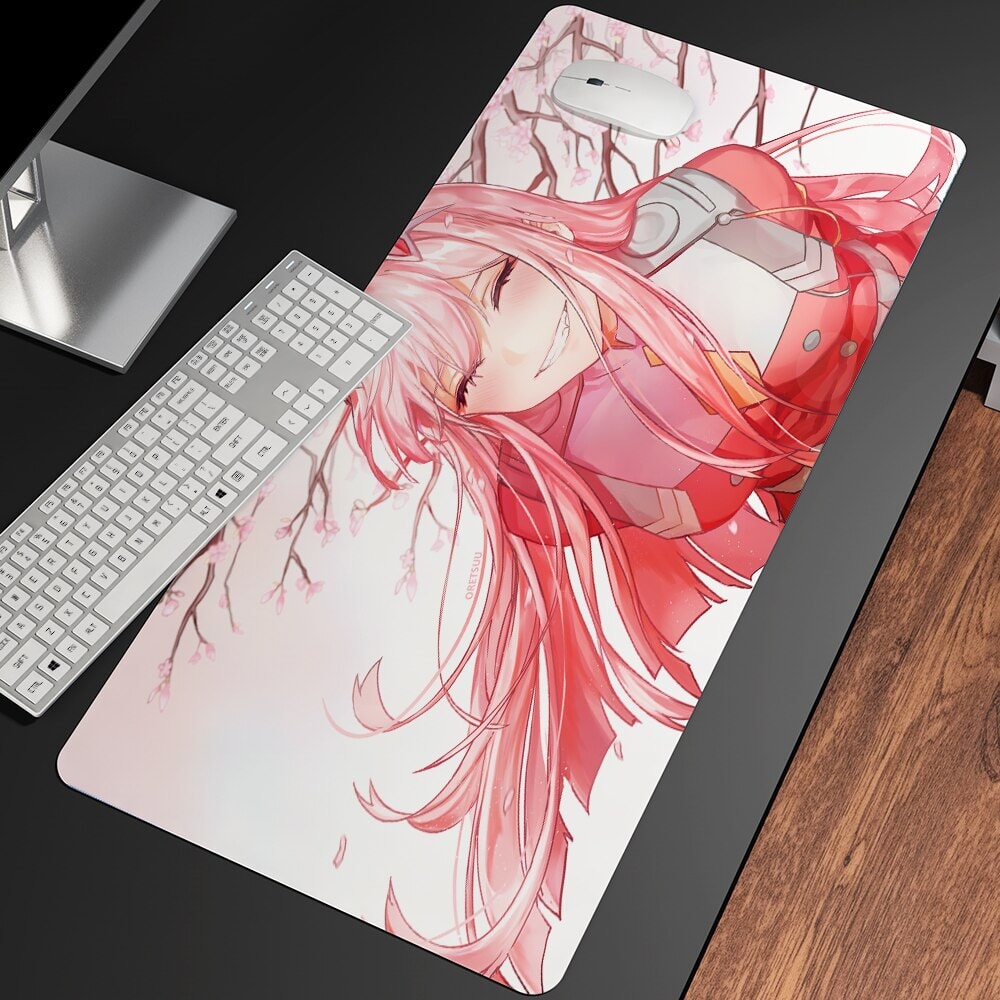 Anime Zero Two Darling In The Franxx Large Mouse Pad Collection - Kawaiies - Adorable - Cute - Plushies - Plush - Kawaii