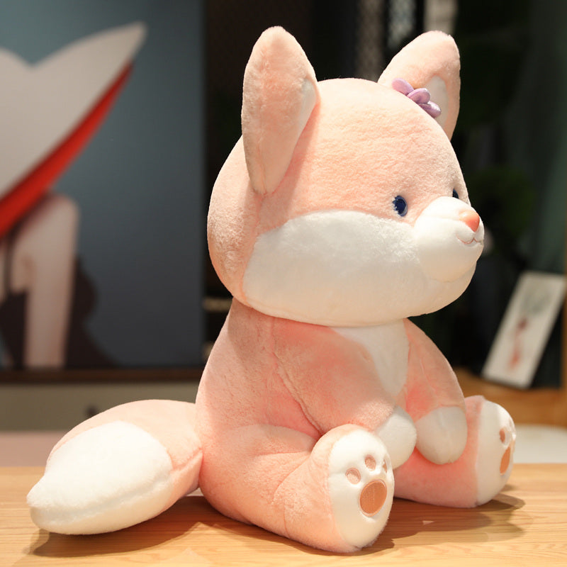 Asami & Akira the Pastel Flower Fox Plushies - Kawaiies - Adorable - Cute - Plushies - Plush - Kawaii