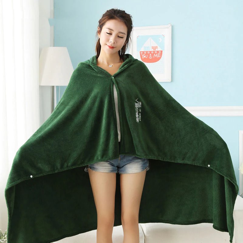 Attack on Titan Emerald Green Hoodie Blanket - Kawaiies - Adorable - Cute - Plushies - Plush - Kawaii