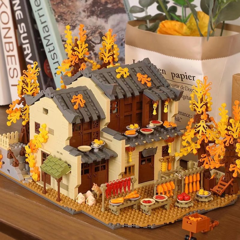 Autumn Japanese Restaurant Micro Building Set - Kawaiies - Adorable - Cute - Plushies - Plush - Kawaii