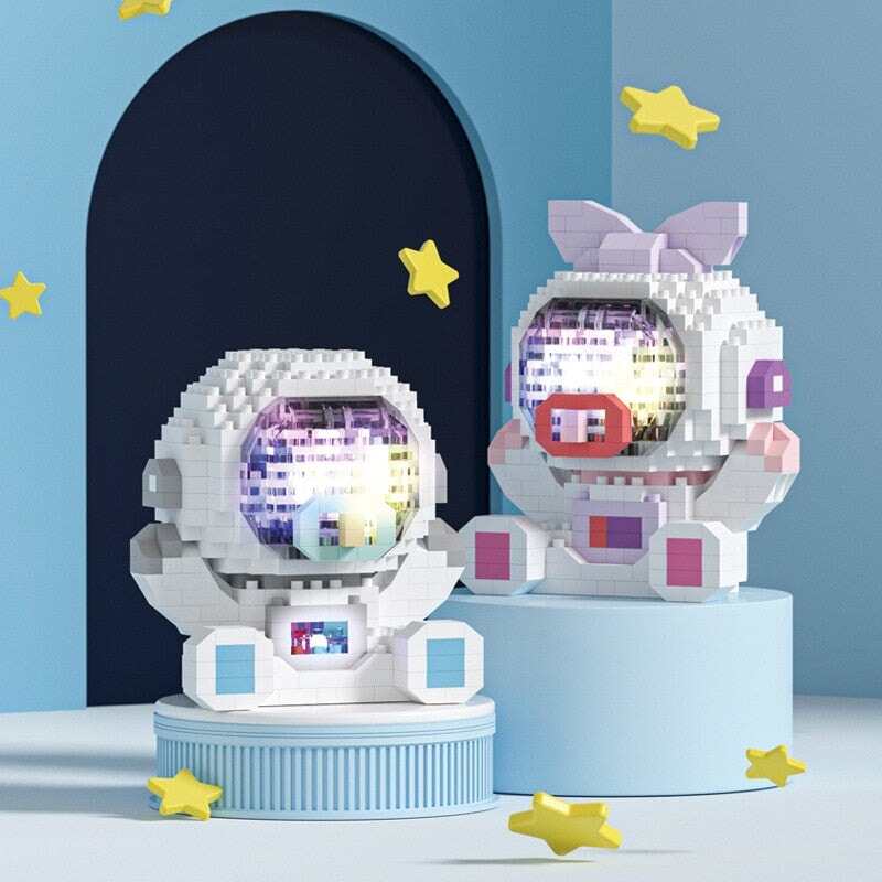 Baby Astronaut Nano Building Sets - Kawaiies - Adorable - Cute - Plushies - Plush - Kawaii