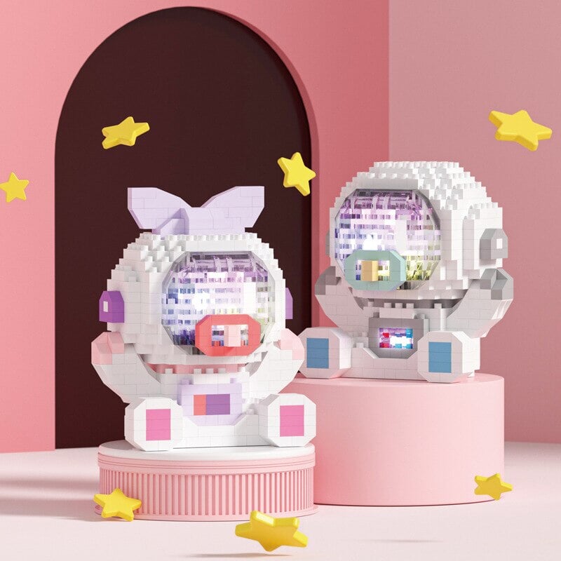 Baby Astronaut Nano Building Sets - Kawaiies - Adorable - Cute - Plushies - Plush - Kawaii