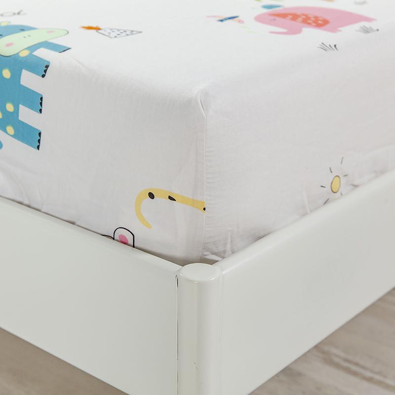 Baby Safari Cotton Fitted Bedsheet - Kawaiies - Adorable - Cute - Plushies - Plush - Kawaii