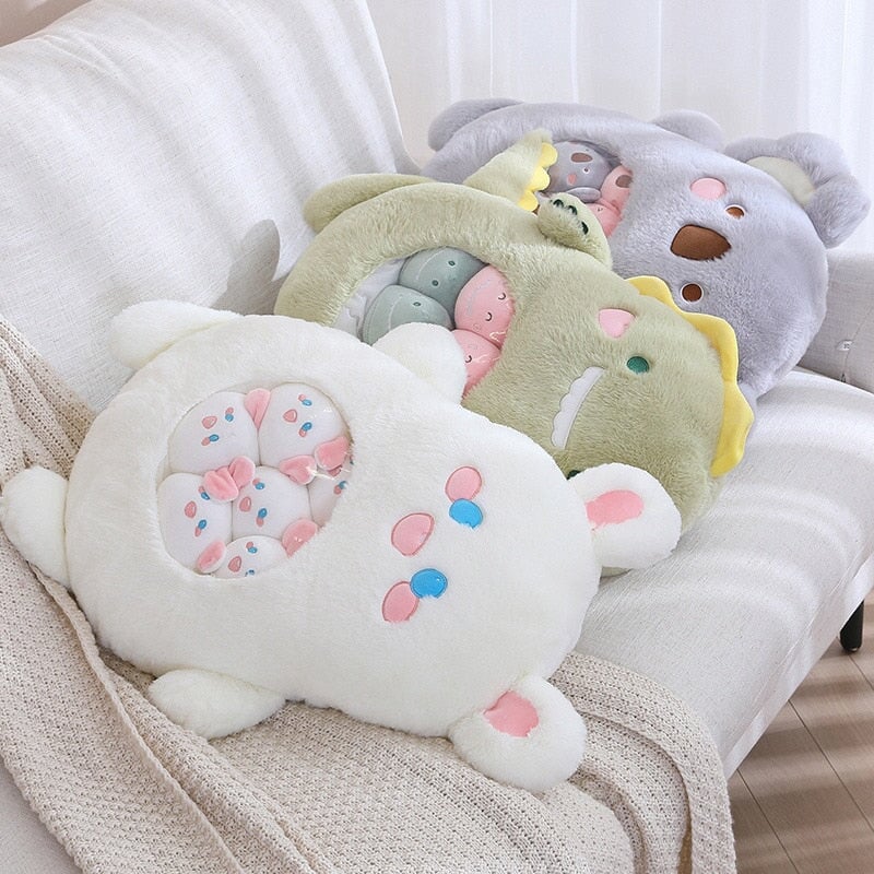 Bag of Koala Dino Bunny Panda Plushie Collection - Kawaiies - Adorable - Cute - Plushies - Plush - Kawaii