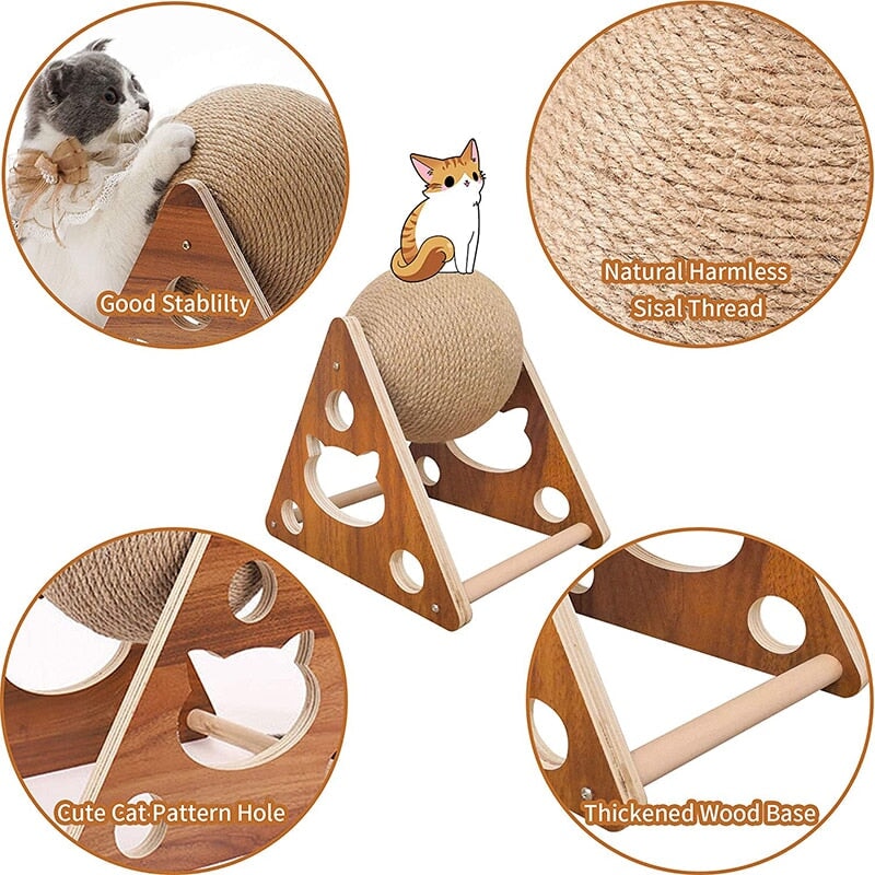 Ball Design Cat Scratcher - Kawaiies - Adorable - Cute - Plushies - Plush - Kawaii
