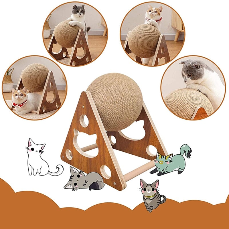 Ball Design Cat Scratcher - Kawaiies - Adorable - Cute - Plushies - Plush - Kawaii