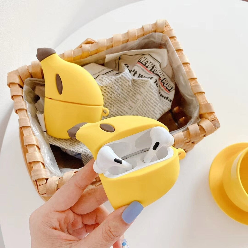 Banana Fruit Airpods Case (1&2&Pro) - Kawaiies - Adorable - Cute - Plushies - Plush - Kawaii