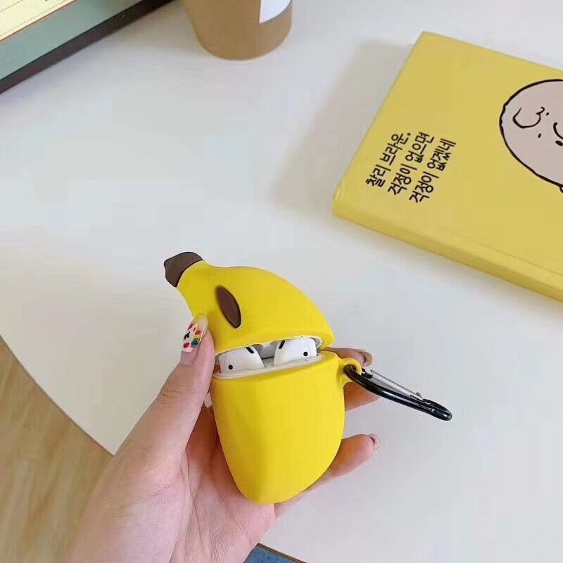 Banana Fruit Airpods Case (1&2&Pro) - Kawaiies - Adorable - Cute - Plushies - Plush - Kawaii