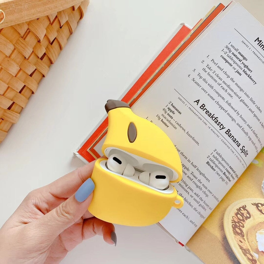 Banana Fruit Airpods Case (1&2&Pro) - Kawaiies - Adorable - Cute - Plushies - Plush - Kawaii