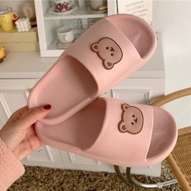 Beary Cute Open-toe Slippers - Kawaiies - Adorable - Cute - Plushies - Plush - Kawaii