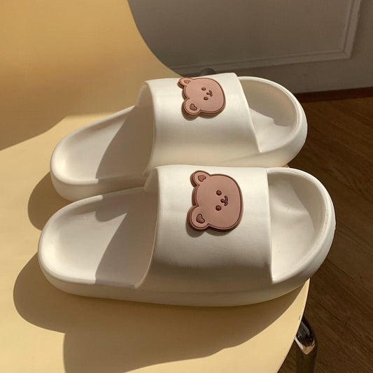 Beary Cute Open-toe Slippers - Kawaiies - Adorable - Cute - Plushies - Plush - Kawaii