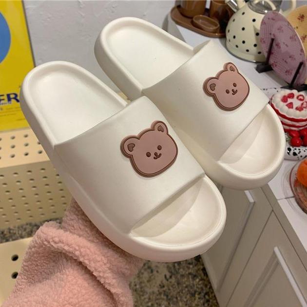 Beary Cute Open-toe Slippers - Kawaiies - Adorable - Cute - Plushies - Plush - Kawaii