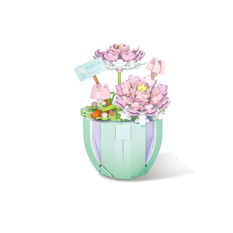 Beautiful Artificial Spring Flowers Building Set Collection | NEW - Kawaiies - Adorable - Cute - Plushies - Plush - Kawaii