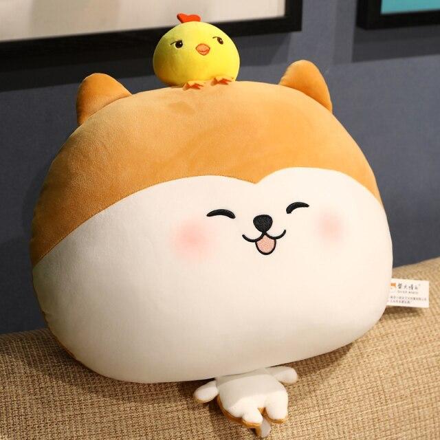 Big Head Small Body Shiba Plushie - Kawaiies - Adorable - Cute - Plushies - Plush - Kawaii