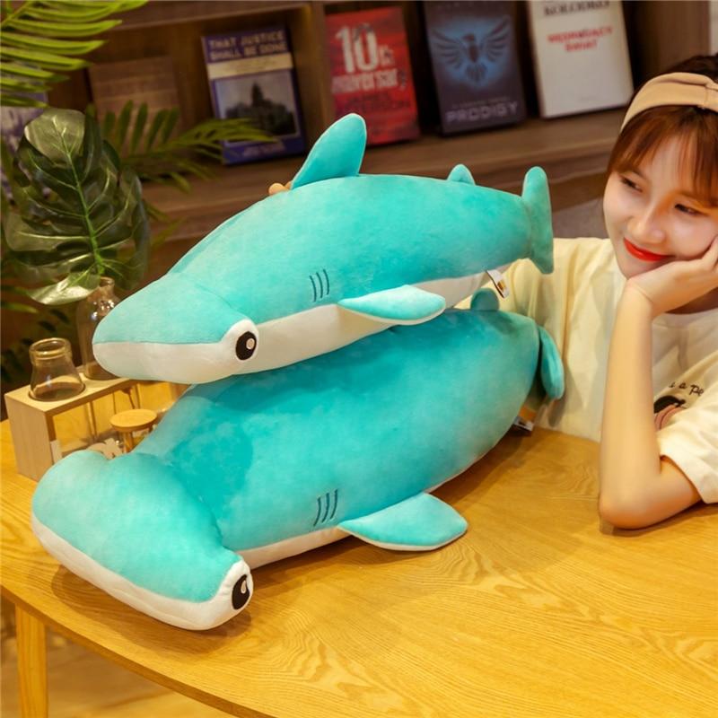 Billy the Blue Hammerhead Shark - Kawaiies - Adorable - Cute - Plushies - Plush - Kawaii