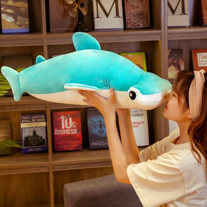 Billy the Blue Hammerhead Shark - Kawaiies - Adorable - Cute - Plushies - Plush - Kawaii