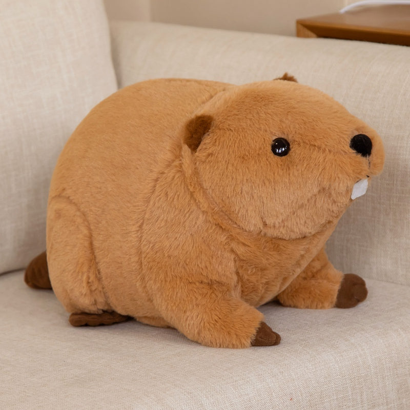Billy & Willy the Fluffy Brown Beaver Plushie - Kawaiies - Adorable - Cute - Plushies - Plush - Kawaii