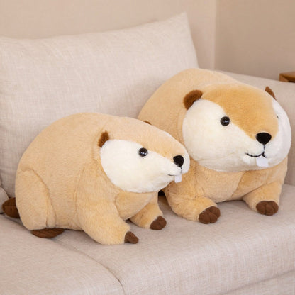 Billy & Willy the Fluffy Brown Beaver Plushie - Kawaiies - Adorable - Cute - Plushies - Plush - Kawaii