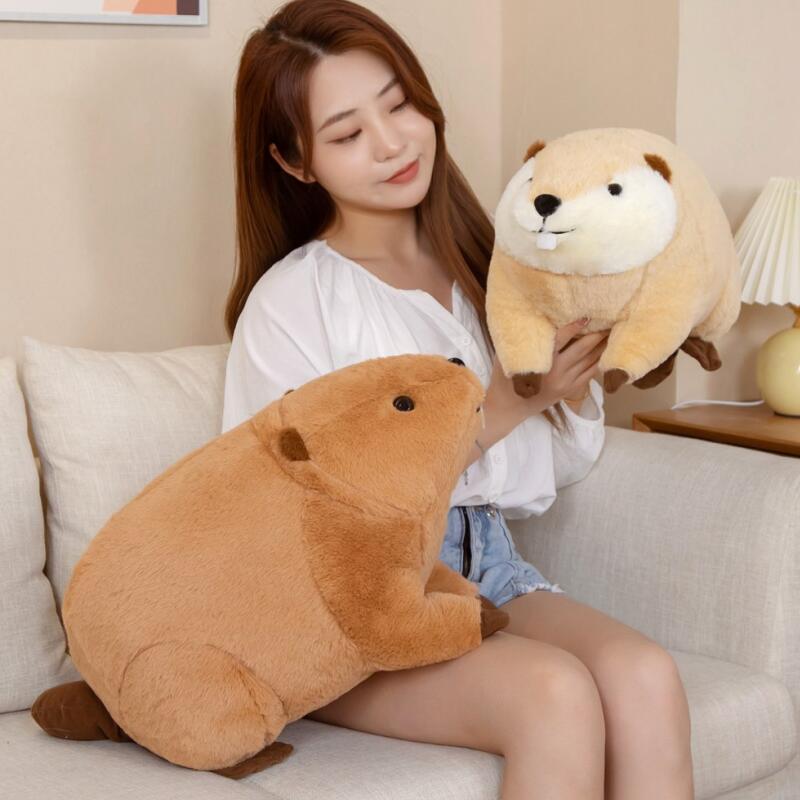 Billy & Willy the Fluffy Brown Beaver Plushie - Kawaiies - Adorable - Cute - Plushies - Plush - Kawaii