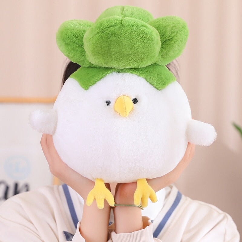 kawaiies-softtoys-plushies-kawaii-plush-Birdie the Bok Choy Chicken Plushie | NEW Soft toy 