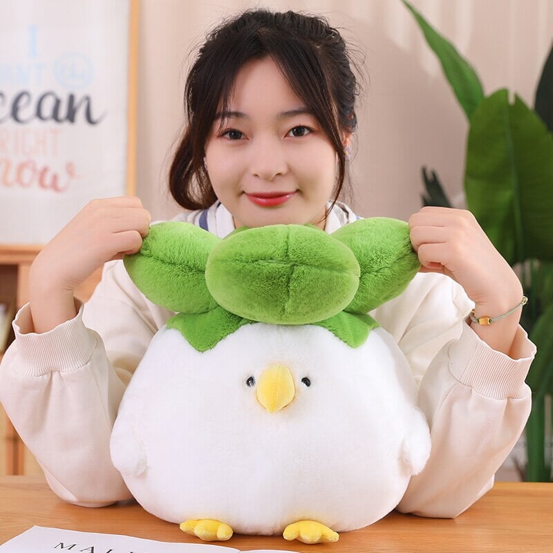 kawaiies-softtoys-plushies-kawaii-plush-Birdie the Bok Choy Chicken Plushie | NEW Soft toy 