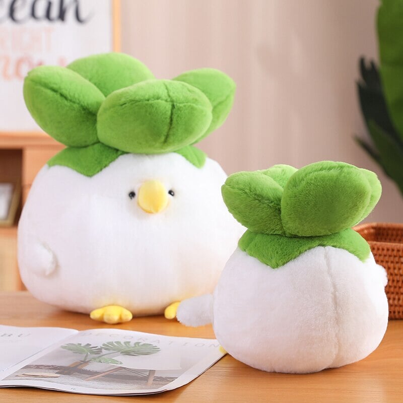 kawaiies-softtoys-plushies-kawaii-plush-Birdie the Bok Choy Chicken Plushie | NEW Soft toy 