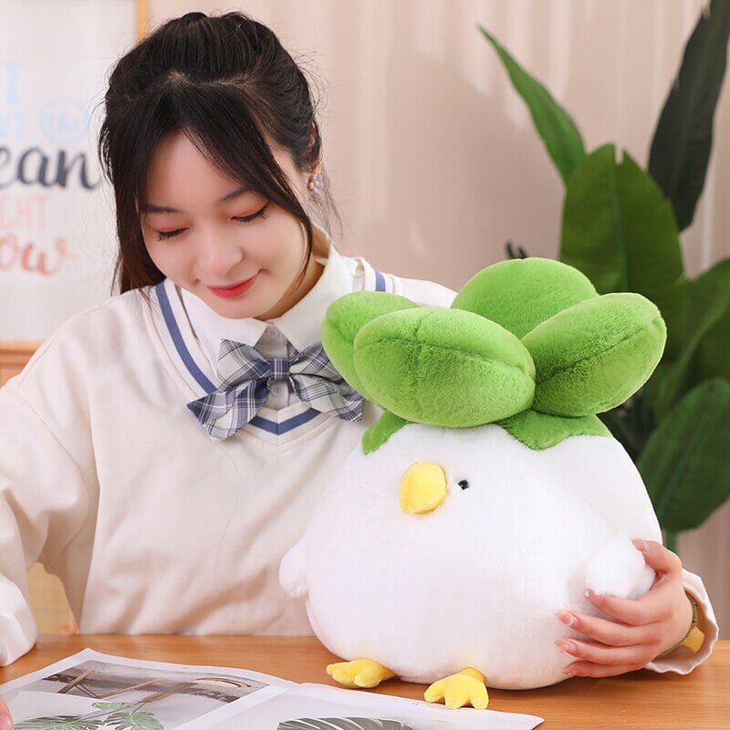 kawaiies-softtoys-plushies-kawaii-plush-Birdie the Bok Choy Chicken Plushie | NEW Soft toy 