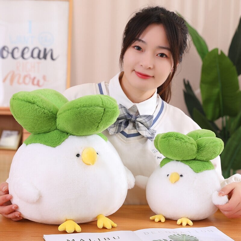 kawaiies-softtoys-plushies-kawaii-plush-Birdie the Bok Choy Chicken Plushie | NEW Soft toy 