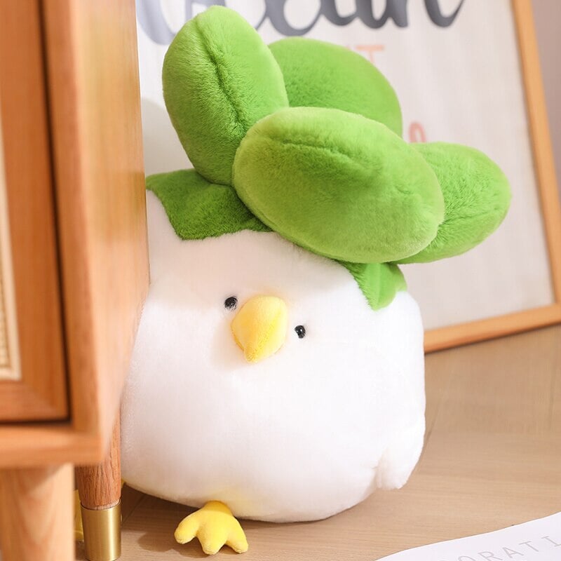 kawaiies-softtoys-plushies-kawaii-plush-Birdie the Bok Choy Chicken Plushie | NEW Soft toy 