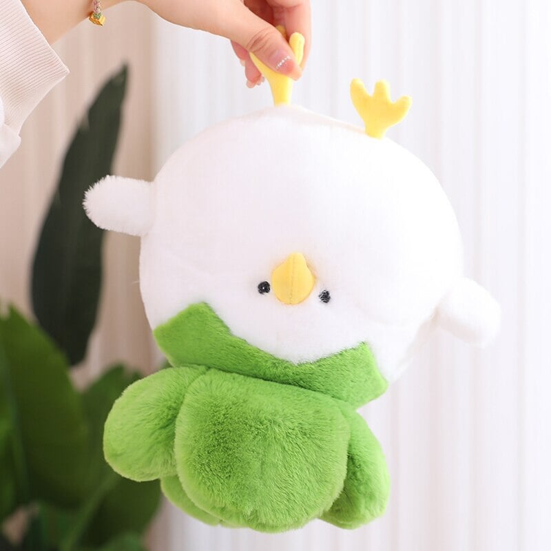 kawaiies-softtoys-plushies-kawaii-plush-Birdie the Bok Choy Chicken Plushie | NEW Soft toy 