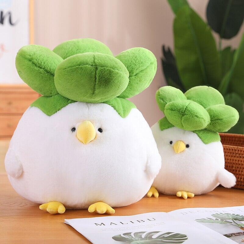 kawaiies-softtoys-plushies-kawaii-plush-Birdie the Bok Choy Chicken Plushie | NEW Soft toy 