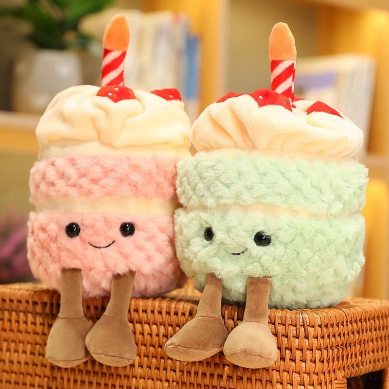 Birthday Celebration Cake Plushie Buddies - Kawaiies - Adorable - Cute - Plushies - Plush - Kawaii